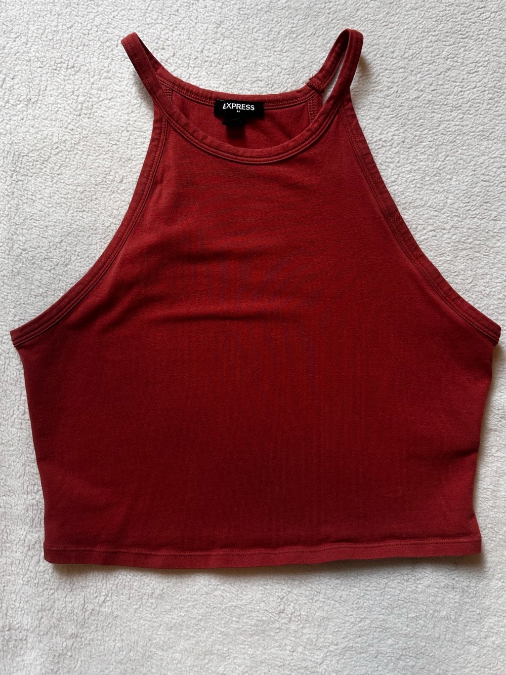 Express High Neck Cropped Tank